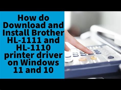 brother hl 1111 driver, Brother hl 1111. Brother hl-1111 printer driver