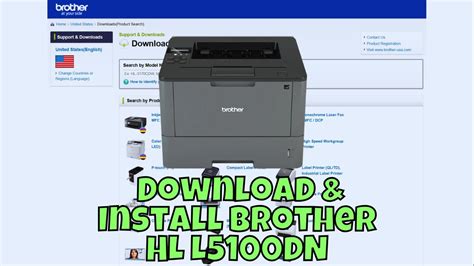 brother hl-l5100dn network setup, Brother hl printer laser monochrome key features. Brother hl-l5100dn monochrome laser printer hl-l5100dn b&h photo