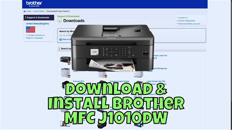 brother mfc j1010dw driver install, Brother mfc-j1010dw wireless color inkjet all-in-one printer with