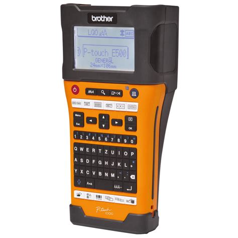 brother p touch e500, Brother pt-e500 p-touch label maker. E500 handheld printers