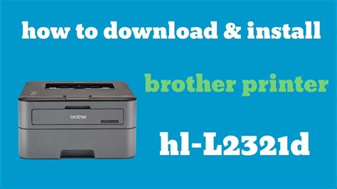 brother printer driver hl-l2321d install, Brother hl-l2321d single-function monochrome laser printer with auto