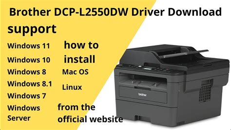 brother printer l2550dw driver, Brother dcp-l2550dw driver and software download
