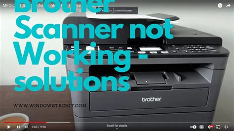 brother scanner driver not working, How to fix brother scanner not working in windows?