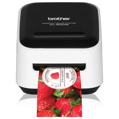 brother vc-500w, Brother vc-500w label printer (vc500w). Brother color vc 500w printer label wireless compact sticker print versatile delivery roll paper