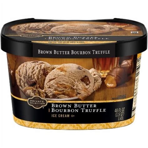 brown butter bourbon truffle ice cream