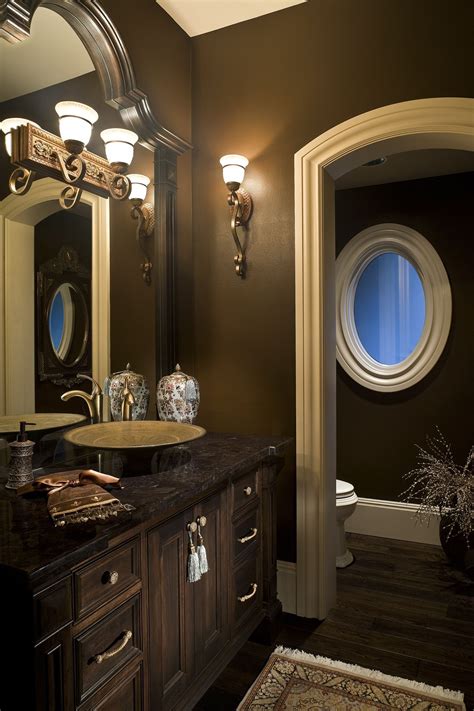 brown paint bathroom ideas, Looks stunning with these bathroom ideas with dark brown cabinets
