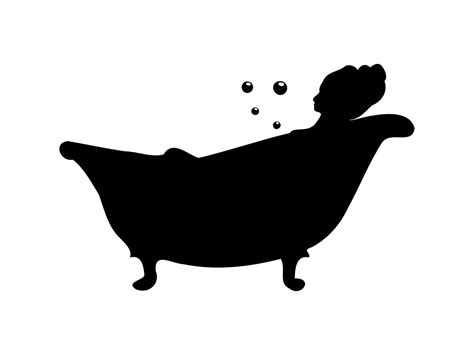 bubble bath silhouette, Free download