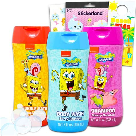 bubble bath spongebob, Nickelodeon spongebob squarepants tropical tangerine bubble bath, 24 fl