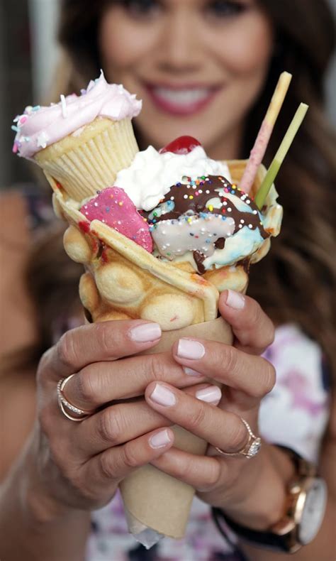 bubble cone ice cream