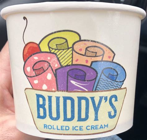 buddys rolled ice cream
