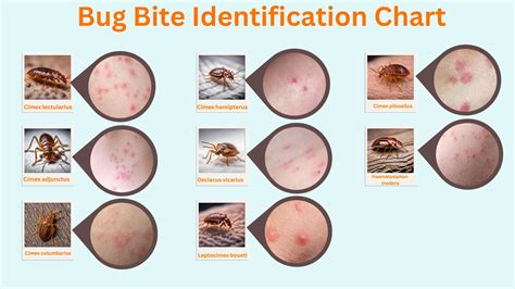 Bug Bites Identification Chart