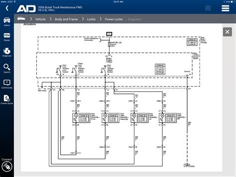 buick rendezvous door lock switch wiring diagram 