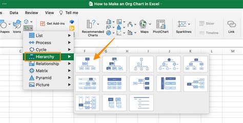 Build An Org Chart In Excel