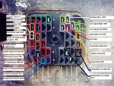 bulk head wiring diagram 1980 jeep cj7 