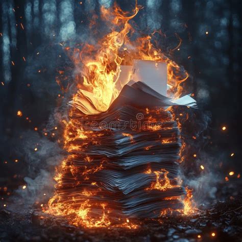 burning documents