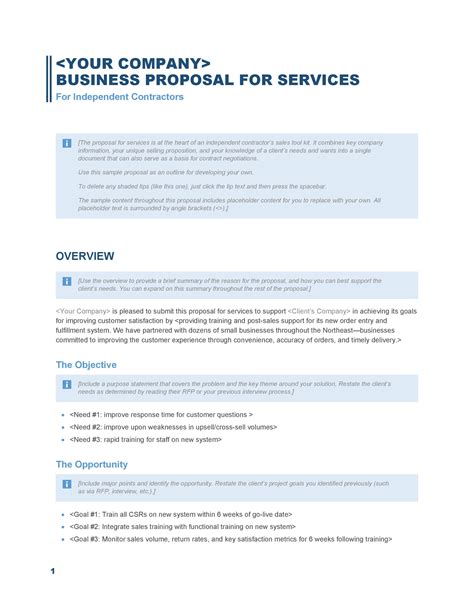 Bussiness Proposal Template