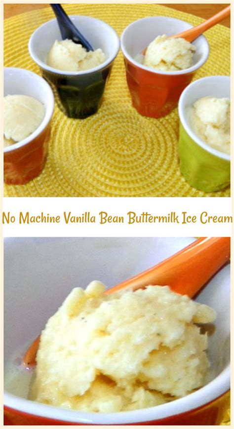 buttermilk ice cream no machine