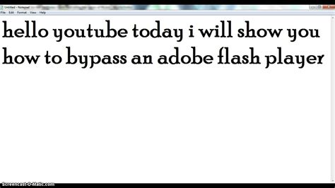 bypass adobe flash player, How to fix adobe flash player problems easily