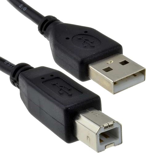 cable para impresora, Cable imprimante epson. Amazon.com: printer cable 15ft,usb printer cable usb 2.0 type a male to