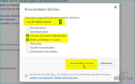 cache leeren pc opera, Windows 10 cache leeren