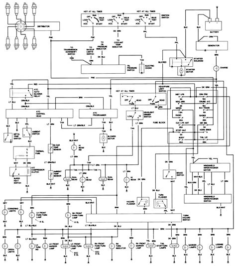 cadillac deville concours wiring diagram and electrical system 