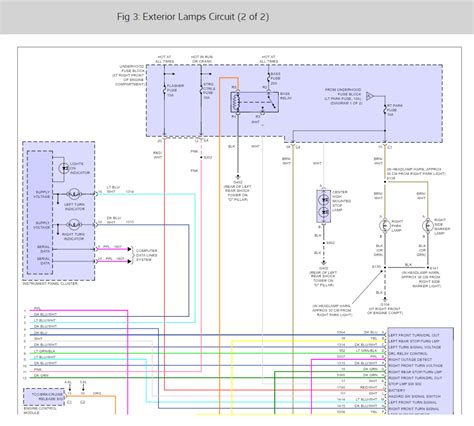 cadillac srx tail light wiring diagram 