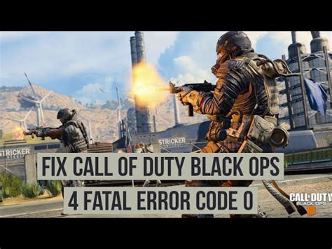 call of duty black ops fatal error, Call of duty black ops 4 guide: fixing fatal error code 897625509