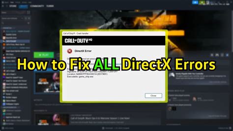 call of duty directx error fix, How to fix call of duty warzone 2.0 directx error [updated 2023]