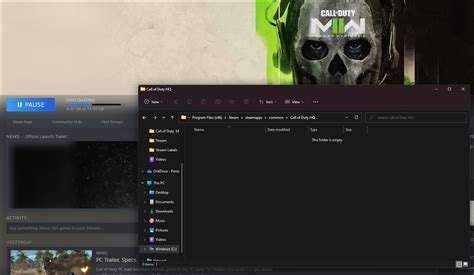 call of duty hq folder, Mw2 folder on pc named, 