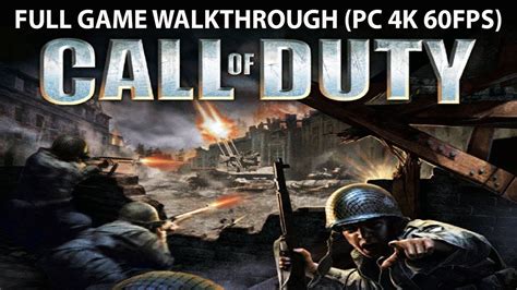 Call Of Duty Walkthrough Pc