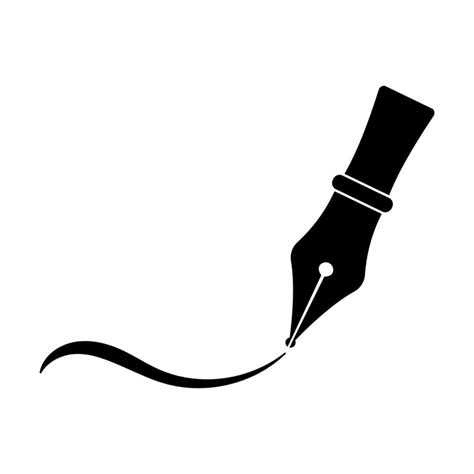 calligraphy symbol pen, Calligraphy pen tip vector