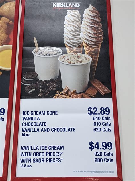 calories in costco ice cream sundae