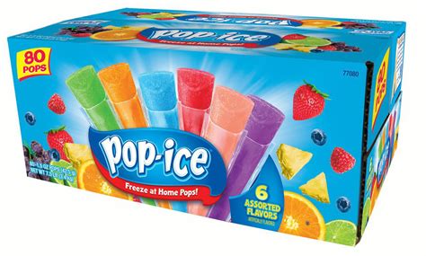 calories in pop ice popsicles