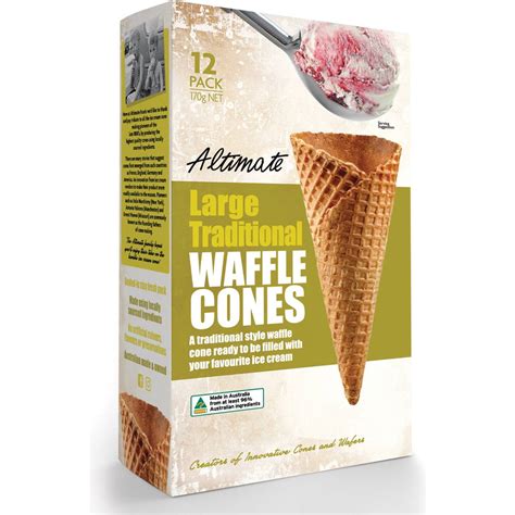 calories in waffle cone ice cream