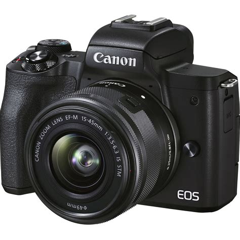 camera canon eos m50 mark ii, Canon eos m50 mark ii mirrorless camera with 15-45mm 4728c006. Canon m50 eos mark ii camera mirrorless lens 45mm digital black
