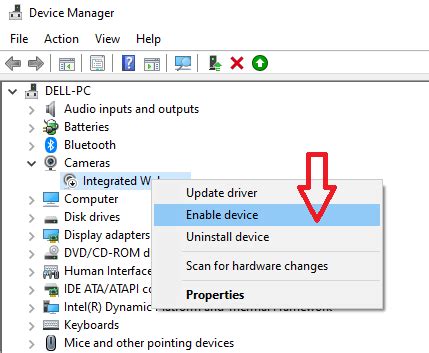 camera driver for dell laptop, How to download the integrated camera driver for windows 11