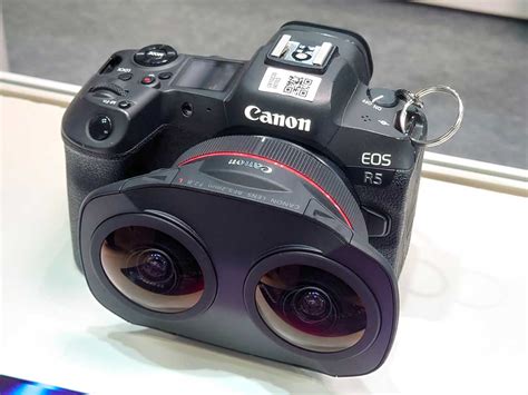 camera lens canon eos 3d, Canon unveils the 3d 180° vr rf5.2mm f2.8 l dual fisheye lens