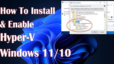 can't enable hyper-v windows 11, How to enable hyper-v on windows 11