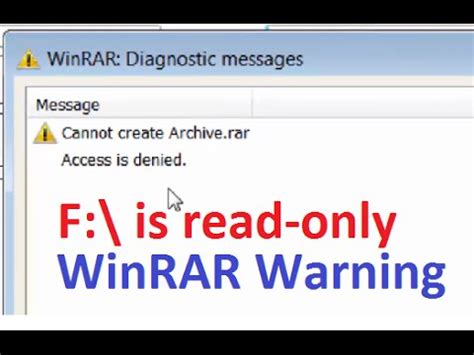 cannot create access is denied winrar, Winrar cannot create archive.rar access is denied / please change the. Denied access winrar cannot rar