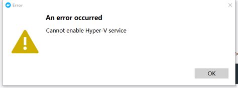 cannot enable hyper-v service, Error message “cannot enable hyper-v service” on windows 10 – collabnix