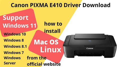 canon e410 driver windows 10, Canon e410 driver & software downloads. Download canon pixma e410 driver