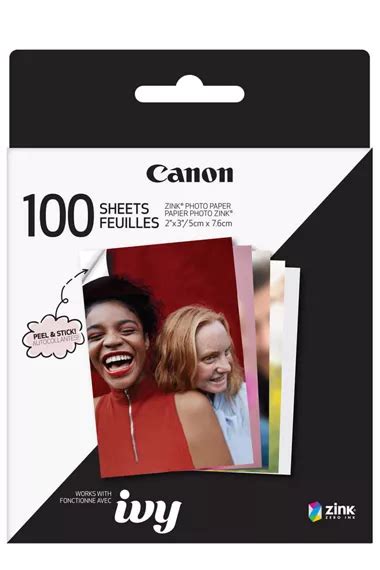 canon mini photo printer paper, Genuine canon zink mini photo printer paper mppp50 (50 sheet, 2 x 3