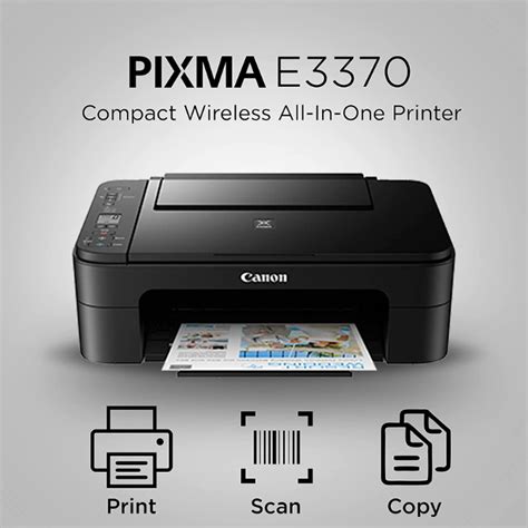 canon pixma e3370 printer, Canon pixma inkjet printers efficient norman setting technowifi. Canon pixma e3370 inkjet printer (black)