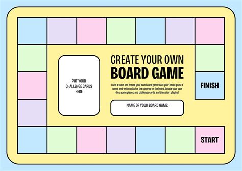 Canva Board Game Template