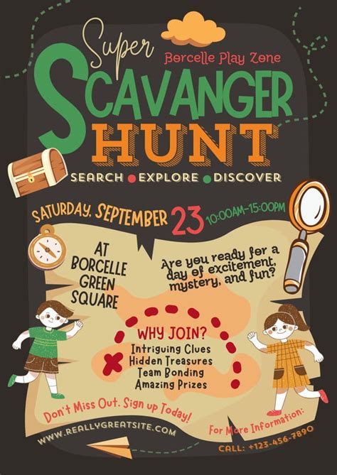 Canva Scavenger Hunt Template