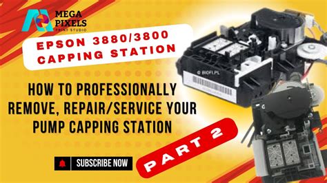 capping station 3d model epson 3880, New original cap capping station ink pump assembly clean unit for epson