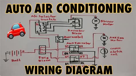 car air condition wiring diagram 