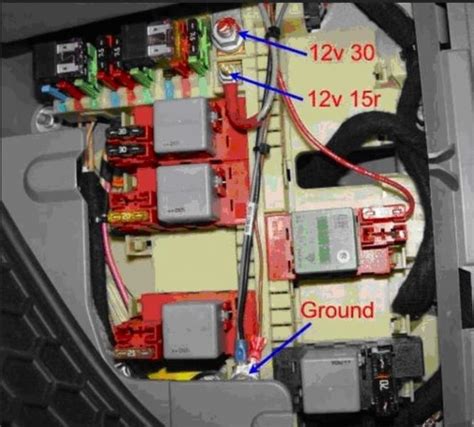 car fuse box ground 