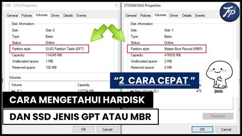 cara check gpt atau mbr, Cara cek tipe harddisk gpt atau mbr paling mudah