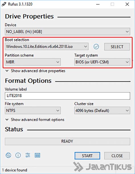 cara format flashdisk dengan rufus, Cara instal windows 10 menggunakan rufus tanpa kehilangan data